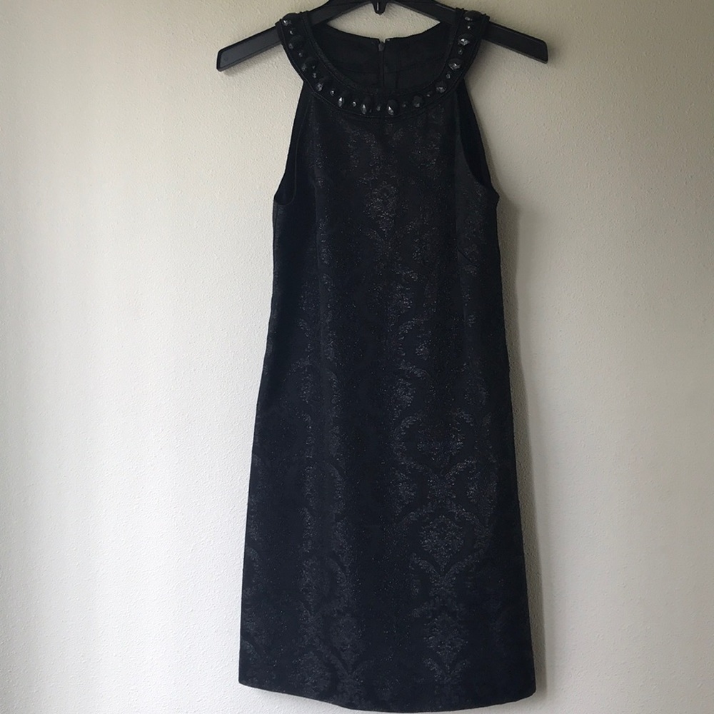 A.B.S By Allen Schwartz Beaded Little Black Dress